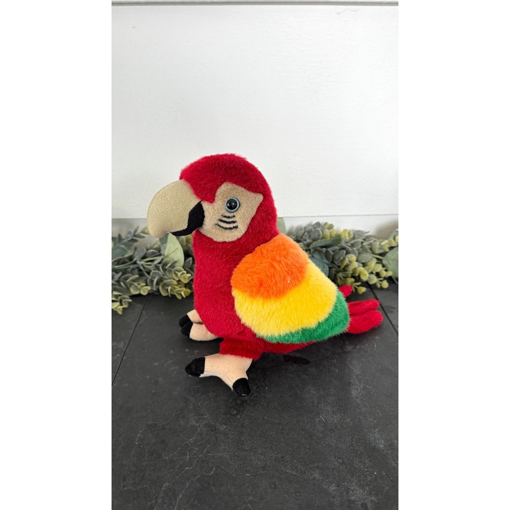Vintage Parrot plush Walt Disney World Animal Kingdom bird stuffed animal